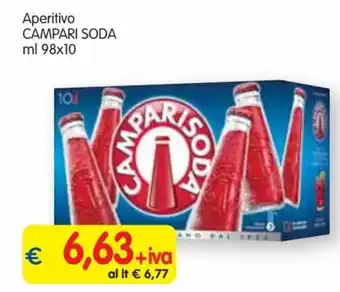 Famila Superstore Campari Soda Aperitivo ml 98x10 offerta