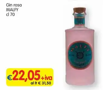 Famila Superstore Malfy Gin rosa cl 70 offerta