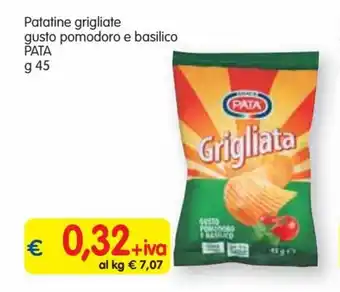 Famila Superstore Pata Patatine grigliate gusto pomodoro e basilico g 45 offerta