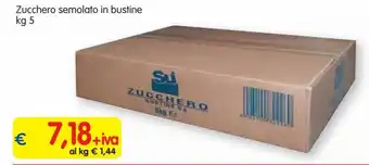 Famila Superstore Zucchero semolato in bustine kg 5 offerta