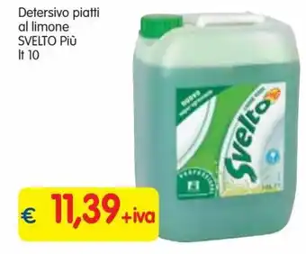 Svelto Più Detersivo piatti al limone lt 10