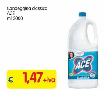 Famila Superstore Ace Candeggina Classica ml 3000 offerta