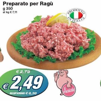 Prix Quality Preparato per Ragù g 350 offerta