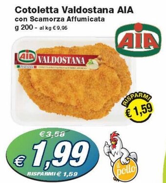 Prix Quality AIA Cotoletta Valdostana con Scamorza Affumicata g 200 offerta