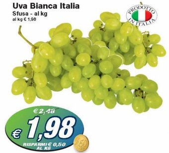 Prix Quality Uva Bianca Italia Sfusa offerta
