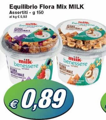 Prix Quality Milk Equilibrio Flora Mix Assortiti g 150 offerta
