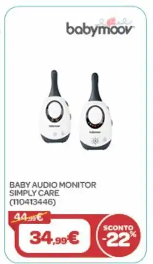 Baby audio monitor simply care