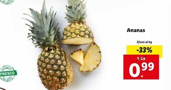 Lidl Ananas offerta