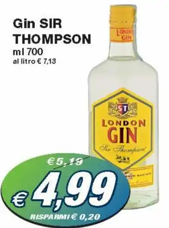 Sir Thompson Gin ml 700