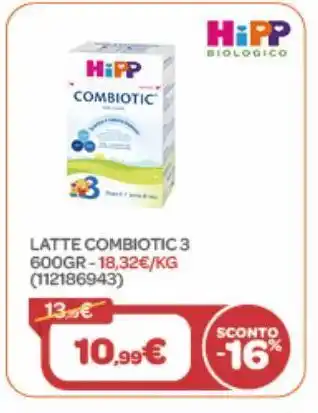 Bimbo Store Latte combiotic 3 600gr offerta