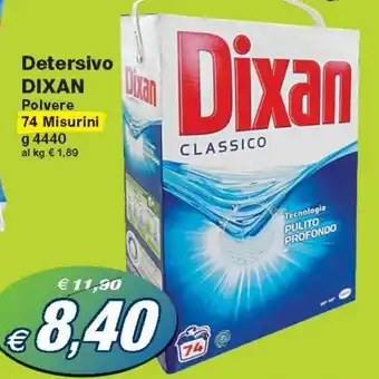 Prix Quality Dixan Detersivo Polvere 74 Misurini g 4440 offerta