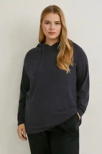 Maglione di cashmere con cappuccio