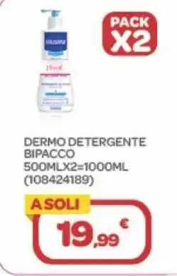 Bimbo Store Dermo detergente bipacco 500mlx2=1000ml offerta