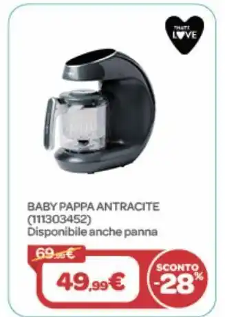Bimbo Store Baby pappa antracite offerta