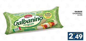 SeBón Supermercati Galbani Galbanino g 270 offerta