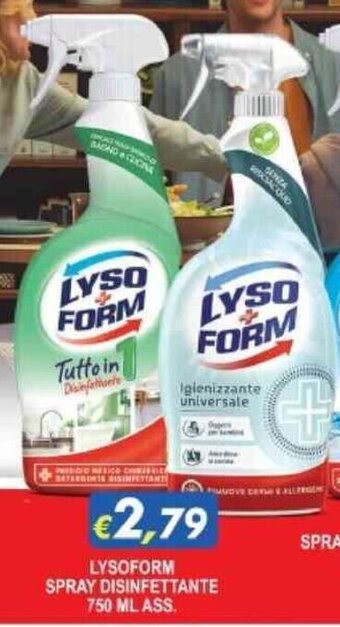 Maury's Lysoform Spray Disinfettante 750 ml Ass. offerta