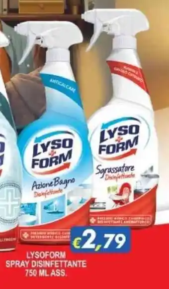 Lysoform Spray Disinfettante 750 ml Ass.