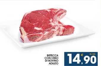 SeBón Supermercati Bistecca Con Osso di Bovino Adulto offerta