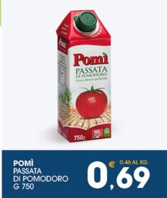 SeBón Supermercati Pomì Passata di Pomodoro g 750 offerta