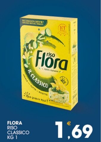 SeBón Supermercati Flora Riso Classico kg 1 offerta