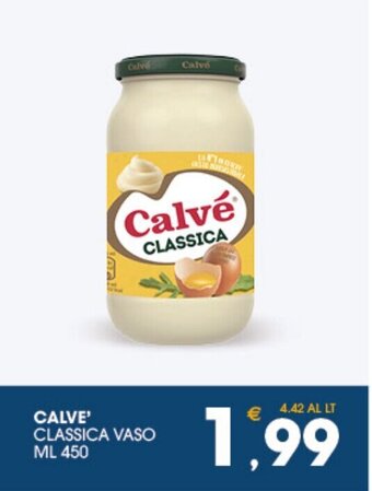 SeBón Supermercati Calve' Classica Vaso ml 450 offerta