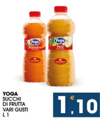 SeBón Supermercati Yoga Succhi di Frutta Vari Gusti L 1 offerta