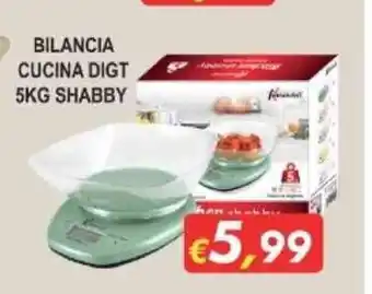 Bilancia Cucina Digt 5Kg Shabby