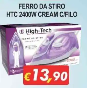 Maury's Ferro Da Stiro HTC 2400W Cream C/Filo offerta