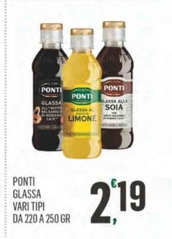 Ponti Glassa Vari Tipi Da 220 A 250 Gr