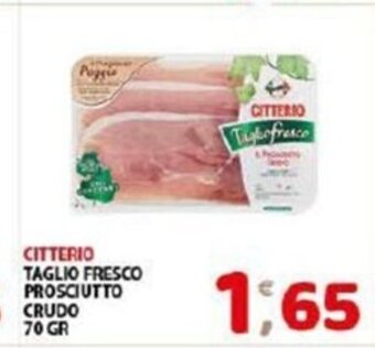 Mio Market Citterio Taglio Fresco Prosciutto Crudo 70 Gr offerta