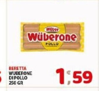 Mio Market Beretta Wuberone Di Pollo 250 Gr offerta