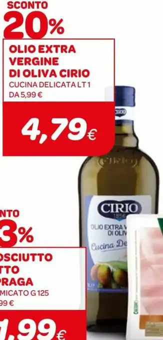 Ekom Cirio Olio Extra Vergine Di Oliva Cucina Delicata lt 1 offerta