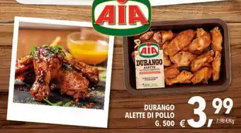 A&O AIA Durango Alette di Pollo G. 500 offerta