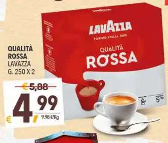 A&O Lavazza Qualità Rossa g. 250 x 2 offerta