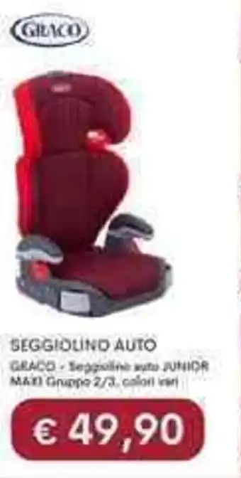 Io Bimbo Graco Seggiolino Auto offerta
