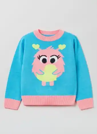OVS Pullover con disegno mostro offerta