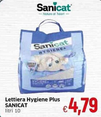 Famila Sanicat Lettiera Hygiene Plus litri 10 offerta