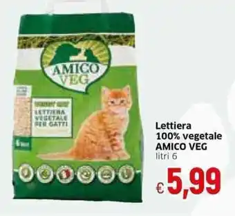 Famila Amico Veg Lettiera 100% vegetale litri 6 offerta
