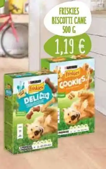 Famila Purina Friskies Biscotti Cane 500 g offerta