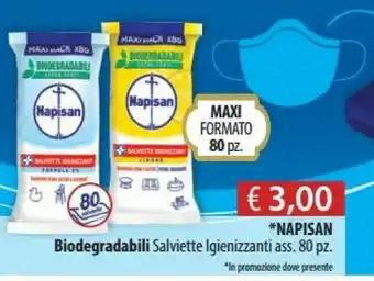 Acqua & Sapone Napisan Biodegradabili Salviette Igienizzanti offerta