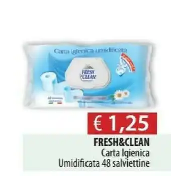 Acqua & Sapone Fresh & Clean Carta Igienica Umidificata 48 Salviettine offerta