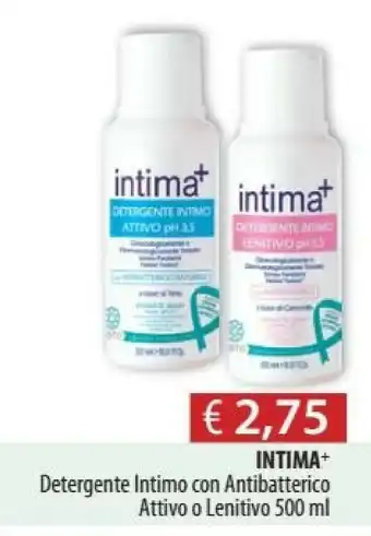 Acqua & Sapone Intima + Detergente Intimo Con Antibatterico Attivo O Lenitivo offerta