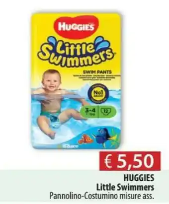 Acqua & Sapone Huggies Little Swimmers Ragazzo/Ragazza Piccolo 12pezzo(i) offerta