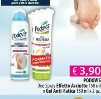 Acqua & Sapone Podovis Deo Spray Effetto Asciutto offerta