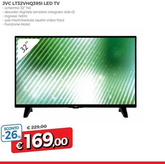 Famila Jvc LT32VHQ395I Led Tv offerta