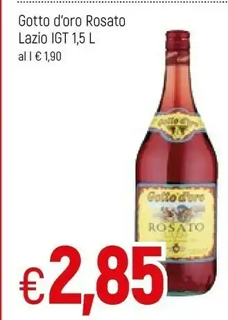 Famila Gotto d'oro Rosato Lazio IGT offerta