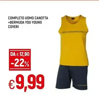 Famila Completo Uomo Canotta +bermuda You Young Coveri offerta