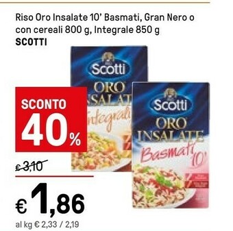 Iper La Grande Scotti Riso offerta
