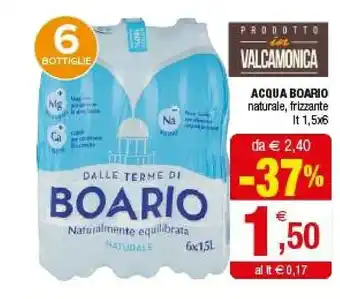 Iperal Boario Acqua Naturale offerta