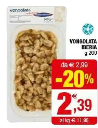 Iperal Iberia Vongolata offerta